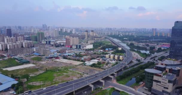 Timelapse Міської Архітектури Наньчані Китай — стокове відео