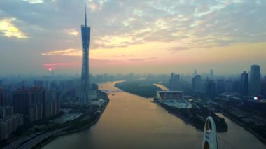 Landmark Binası, Canton Kulesi, Guangzhou, Çin Finans Bölgesi