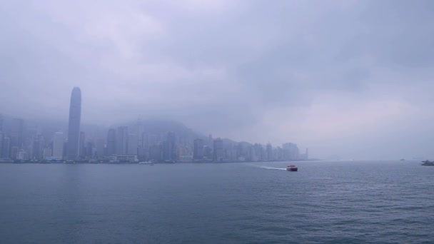 Hong Kong Victoria Habour — Stock Video