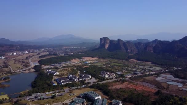 Das Dorf Mount Longhu Liegt Yingtan Jiangxi China — Stockvideo