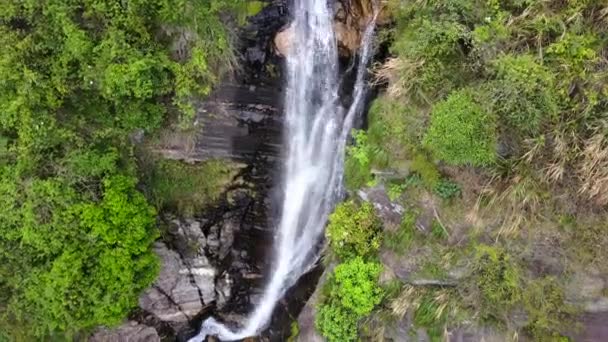 Waterval Jiangxi Mountain Xiufeng Natuurgebied — Stockvideo