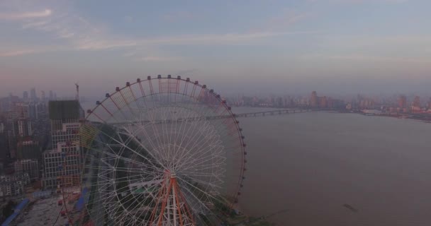 Nanchang Ferris Wheel Jiangxi China — Vídeo de Stock