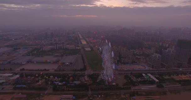 Nanchang Ferris ホイール Jiangxi — ストック動画
