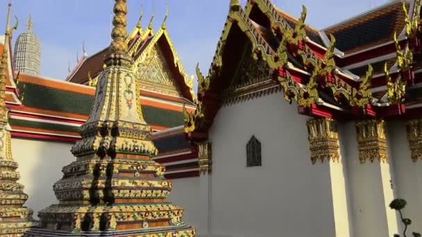 Thai Wat Pho Temple — Stock Video