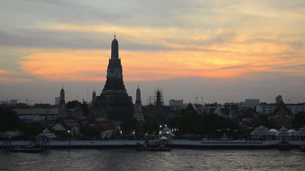 Thailand Bangkok Stad Landmärke — Stockvideo