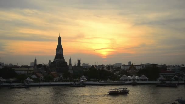 Tailandia Bangkok Ciudad Punto Referencia — Vídeos de Stock