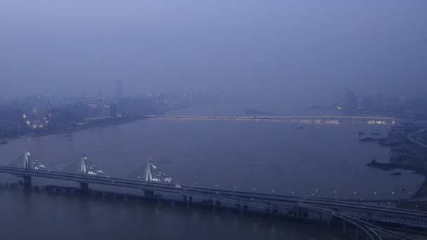 Fotografia Aérea Paisagem Cidade Nanchang — Vídeo de Stock