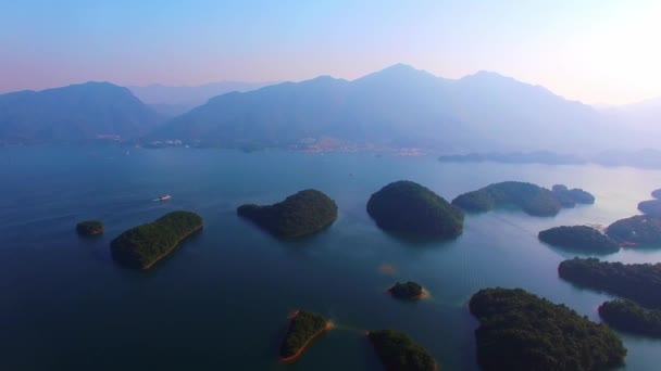Vue Aérienne Région Asie Jiujiang Xihai — Video