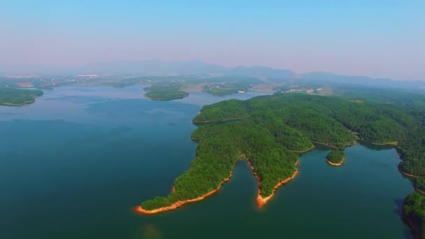 Αεροφωτογραφία Της Ασίας Jiujiang Xihai Περιοχή — Αρχείο Βίντεο