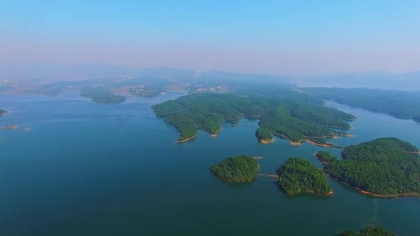 Αεροφωτογραφία Της Ασίας Jiujiang Xihai Περιοχή — Αρχείο Βίντεο