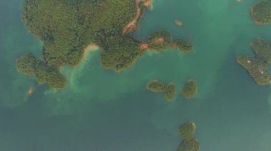 Jiujiang Xihai bölgesinin havadan görünüşü