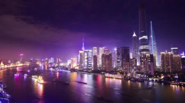Hava görünümünü shanghai şehir