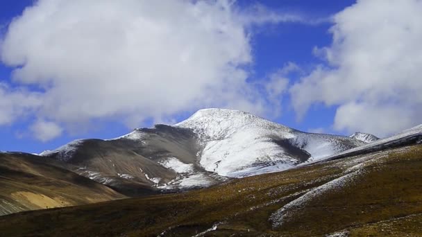 Γραφική Άποψη Του Qilian Βουνό Στο Qinghai Κίνα — Αρχείο Βίντεο