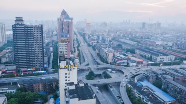 Timelapse Krásný Výhled Moderní Město Asie — Stock video