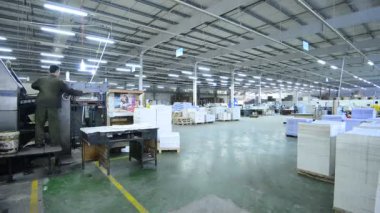 Gazete üretim ve yazdırma işlemi