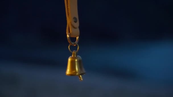 Mały Dzwonek Acessory Widok Bliska — Wideo stockowe