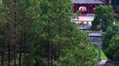 Şehir parkının güzel manzarası