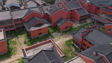 Çin tapınağının güzel mimarisi 