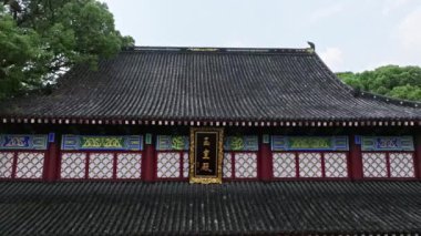 Çin tapınağının güzel mimarisi 