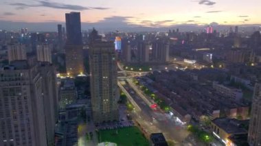 Nanchang Şehir Manzarası 'nın hava görüntüsü