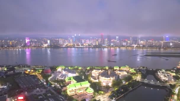 Vista Aérea Del Paisaje Ciudad Nanchang — Vídeos de Stock
