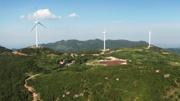 Jiangxi Turbine Eoliche — Video Stock