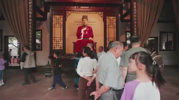 Αυτό Μοναστήρι Γραφικό Σημείο Παλαιότερο Και Μεγαλύτερο Ταοϊστικός Ναός Στο — Αρχείο Βίντεο