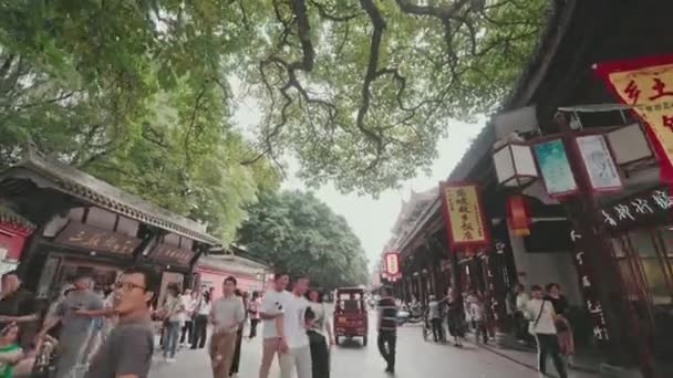 Vistas Calle Chengdu Sichuan — Vídeo de stock