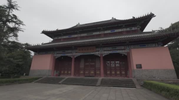 Chengdu Wuhou Temple Ancient Architectural Scenery — Stock Video