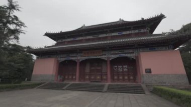 Chengdu Wuhou Tapınağı Antik mimari manzara