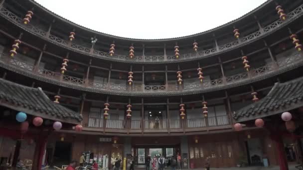 Arsitektur Dalam Kota Luodai China — Stok Video