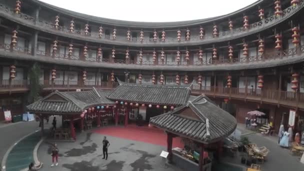 Arquitectura Ciudad Luodai China — Vídeo de stock