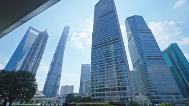 Shanghai City China Modern Architecture — Stock Video