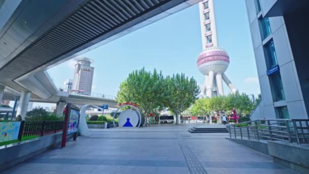 Луджіазуй Шанхай Китай Сучасна Архітектура — стокове відео