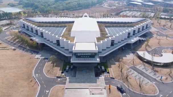 Lotnisko Wucheng International Migratory Bird Town Convention Exhibition Center Chiny — Wideo stockowe
