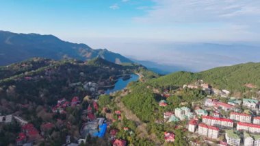 Lu Dağı manzaralı, Çin manzaralı.