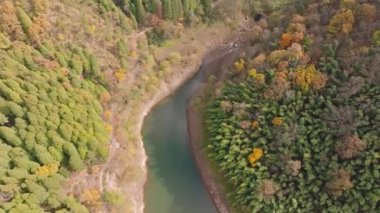 Gangcheonsan dağın, Sunchang, Jeollanamdo, Güney Kore, Asya havadan görünümü