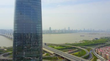 Nanchang Sinic Merkezi 'nin güzel manzarası, Şangay Tianhua Mimarisi 