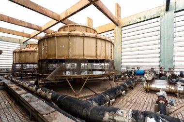 bir makine, eski ve kullanılan ayrıntıları.