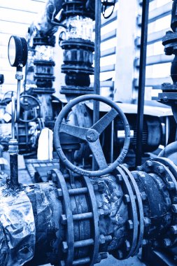 Sanayi Bölgesi vanalar, fabrika ekipmanları.