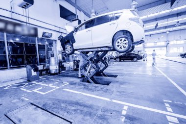 Otomatik tamir fabrikası görünümü 