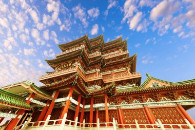 Çin antik mimari, antik dini  