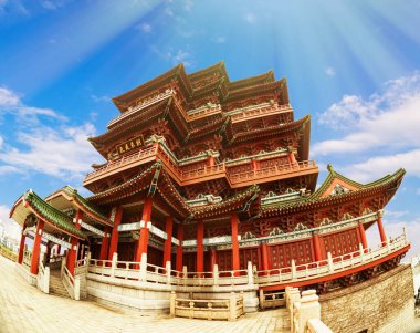 Çin antik mimari, antik dini  