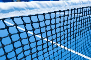 Açık Tenis Ağı Görünümün Sığ Derinliği        