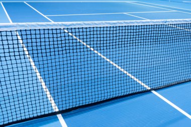 Açık Tenis Ağı Görünümün Sığ Derinliği        