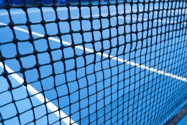 Açık Tenis Ağı Görünümün Sığ Derinliği        