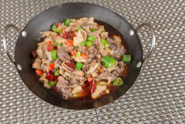 Asya mutfağının yakın çekim görüntüsü