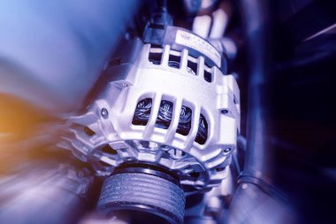 kapatı- motor teçhizatı ve modern otomobil.