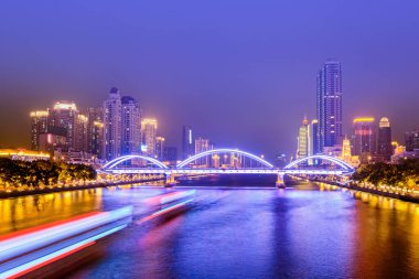 Guangzhou Haizhu gece görüşü