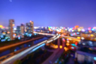 soyut bulanık şehir ışıkları bokeh arkaplan 